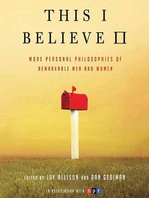 cover image of This I Believe II